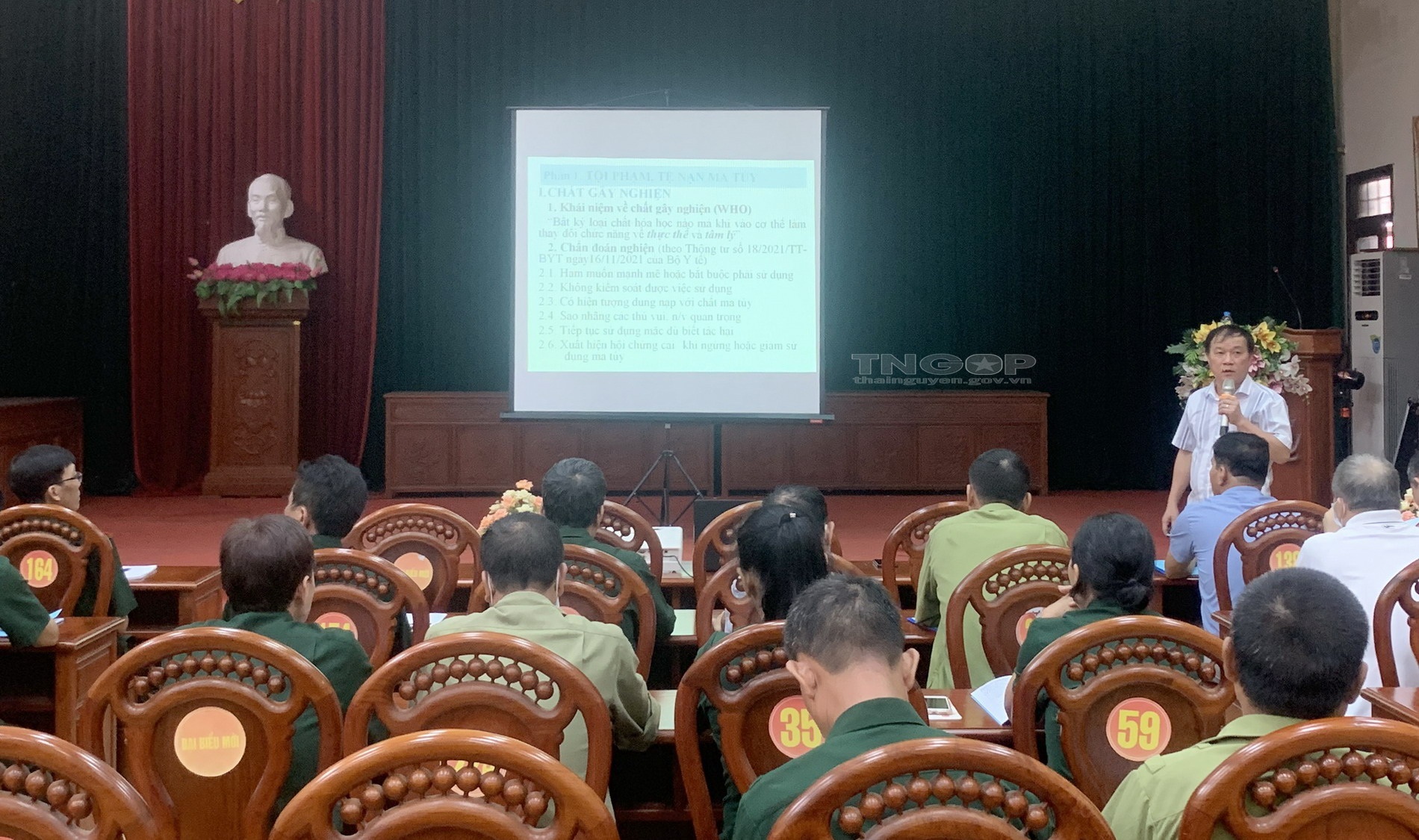 Thái Nguyên: Tập huấn tuyên truyền phòng chống ma túy cho cán bộ, hội viên Hội Cựu chiến binh các xã, phường, thị trấn