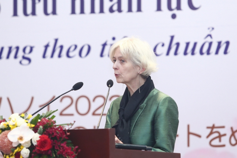 Bà Ingrid Chriestensen, Giám đốc Tổ chức Lao động thế giới (ILO) Việt Nam 