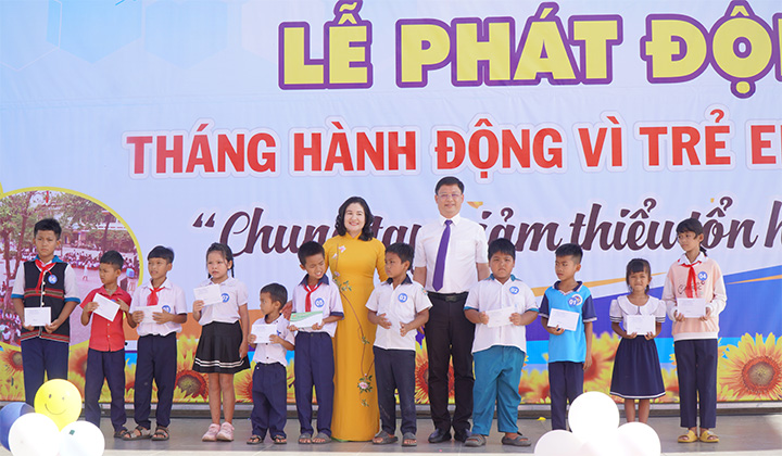Thứ trưởng Nguyễn Thị Hà tham dự Lễ phát động Tháng hành động vì trẻ em tỉnh Thừa Thiên - Huế năm 2023
