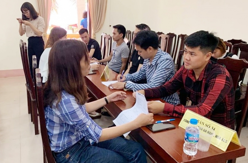 Trung tâm DVVL Hà Nội tổ chức phiên giao dịch việc làm lưu động huyện Mê Linh năm 2022