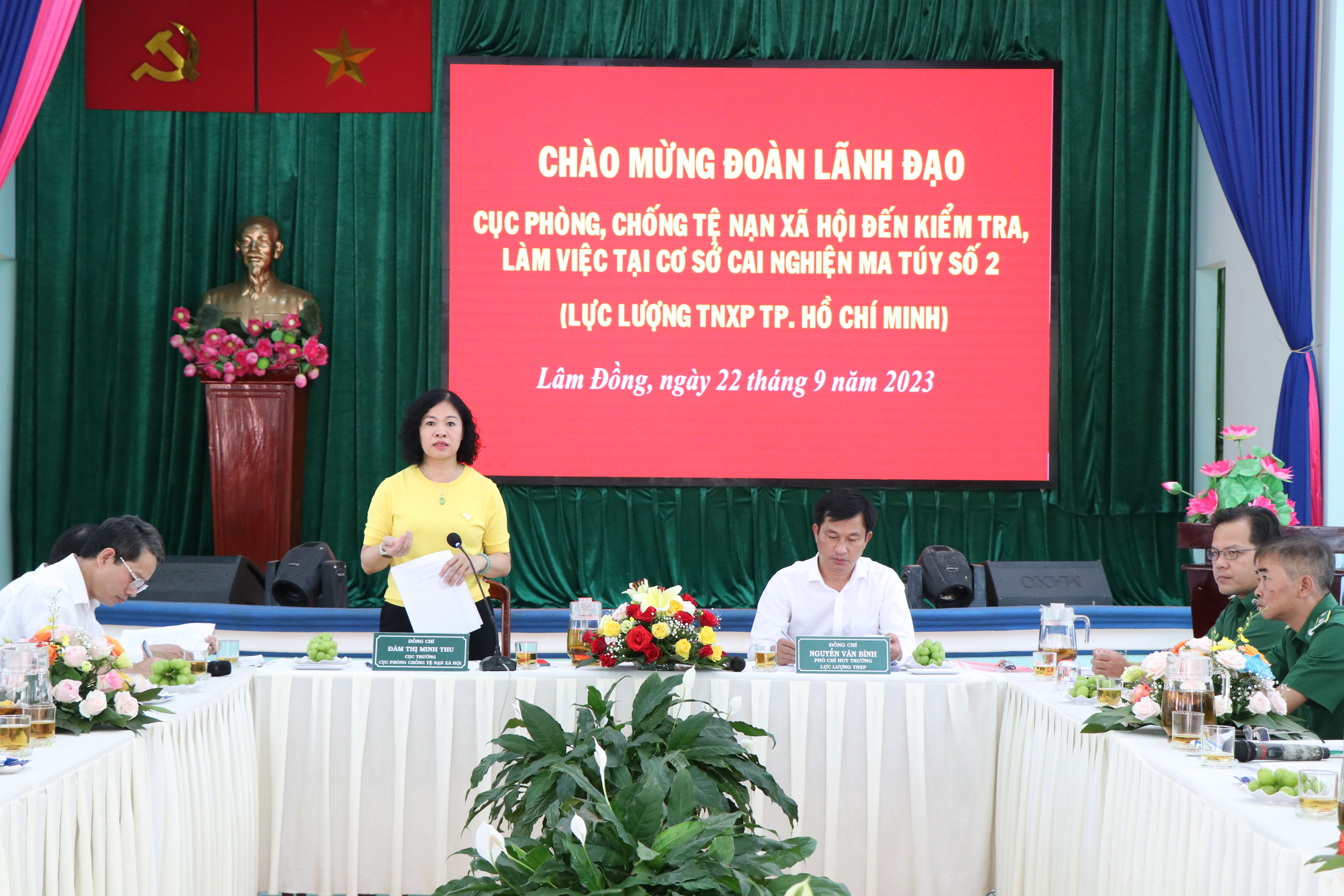 Cục Phòng, chống tệ nạn xã hội làm việc tại tỉnh Lâm Đồng