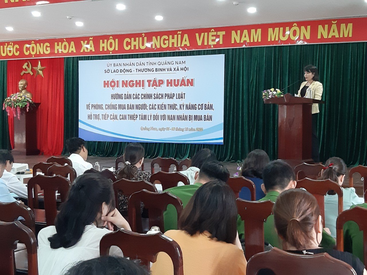 Tập huấn nâng cao kỹ năng trong công tác điều tra với trẻ em và người dưới 18 tuổi vi phạm pháp luật tại tỉnh Quảng Nam