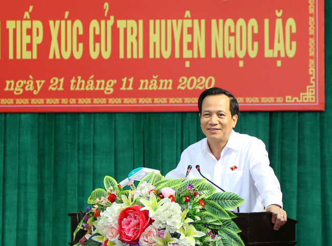 Bộ trưởng Đào Ngọc Dung ứng cử ở 4 huyện và 1 thị xã của Thanh Hóa